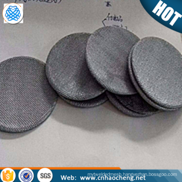 Multi layers monel sintered wire mesh filter disc screen